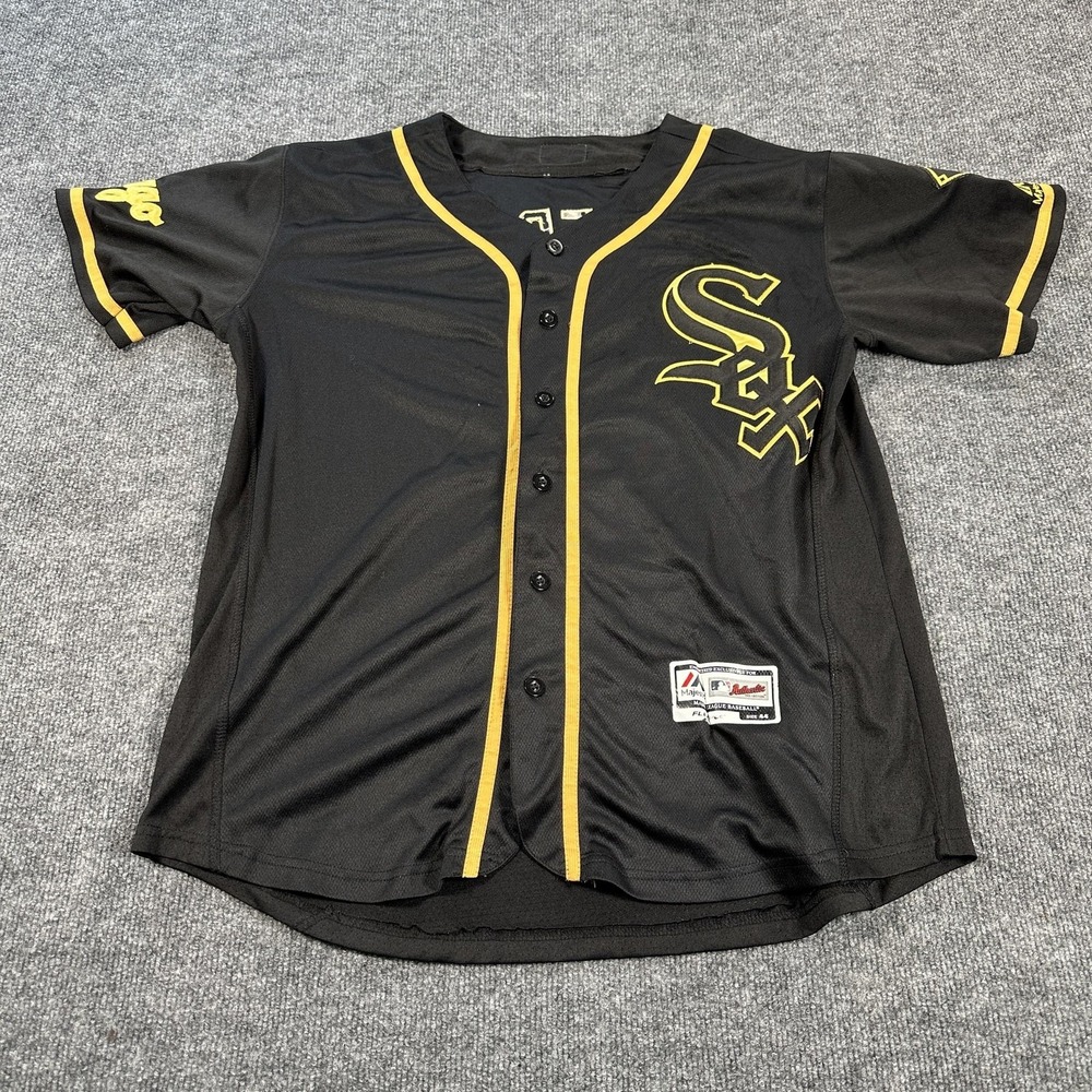 Chicago‎ White Sox Jersey Mens 44 Black MLB Baseball Tim Anderson 7 Majestic